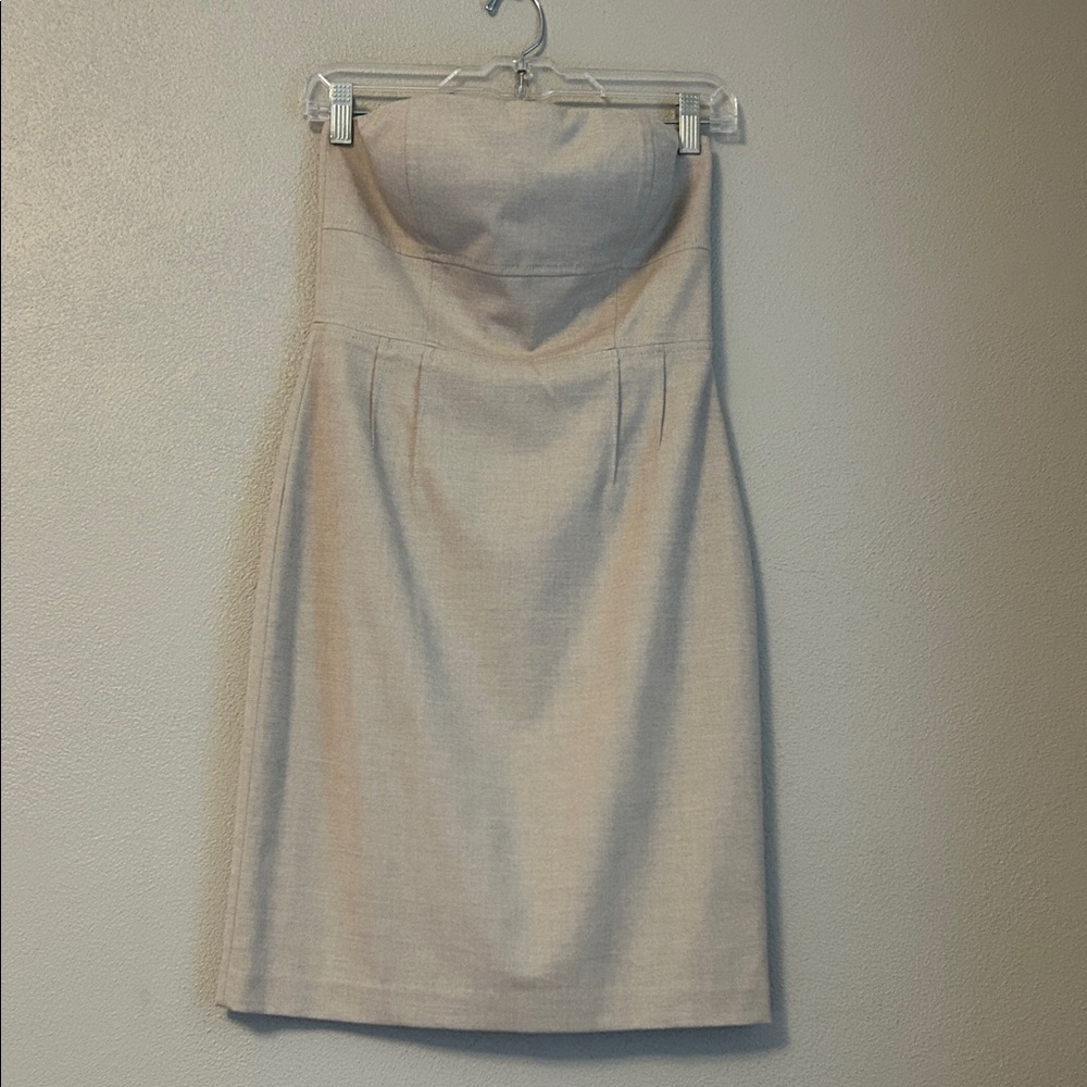 Banana Republic Strapless Tan Dress